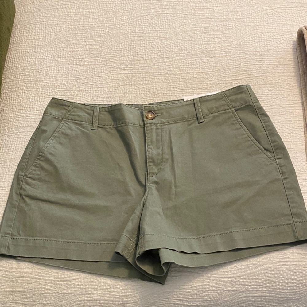 LOFT Sage Green Cargo Shorts